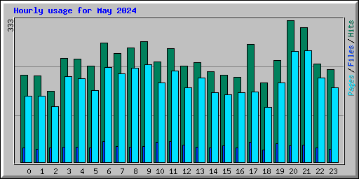 Hourly usage for May 2024